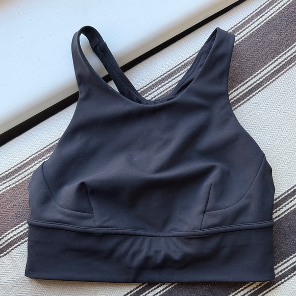Lululemon Wunder Train Black Bra Sz8 Black